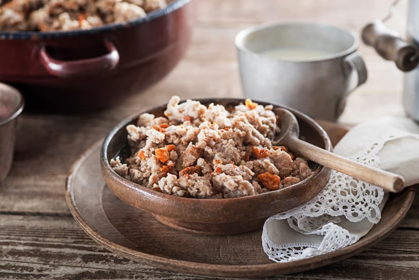 Buckwheat mush zganci