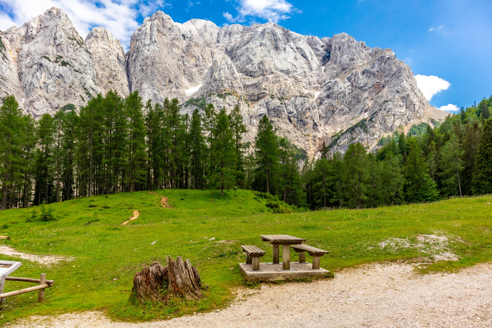 Willkommen in der wunderschönen Gebirgsgruppe der Julischen Alpen - Slowenien